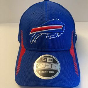 NWT New Era Buffalo Bills Official NFL Sideline Home 9Forty Stretch Snapback Cap